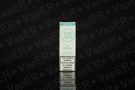 Picture of Ice Menthol E-Liquid by Club Juice Salt